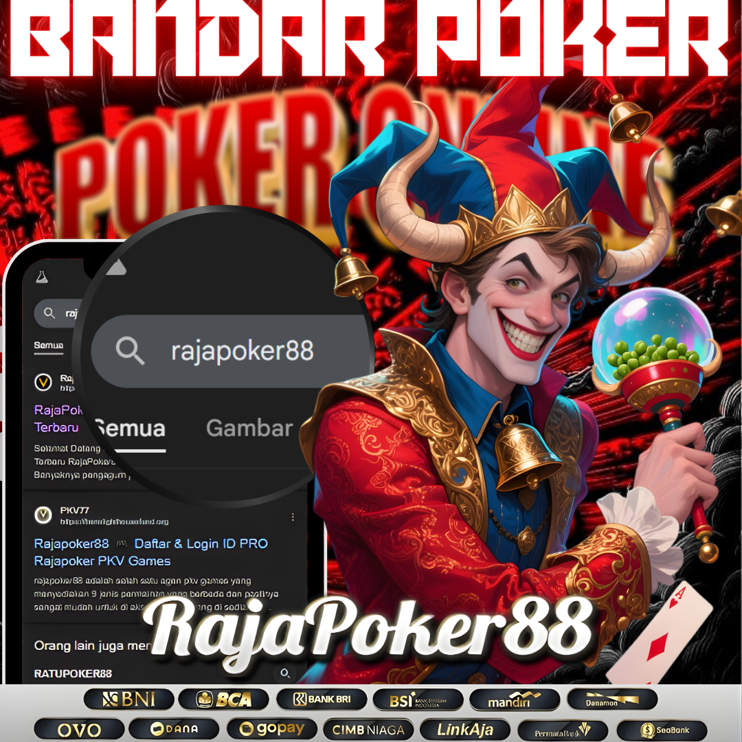 RAJAPOKER88 : Link Situs Poker QQ Pkv Games Resmi Terpercaya di Indonesia Mudah Menang image 1